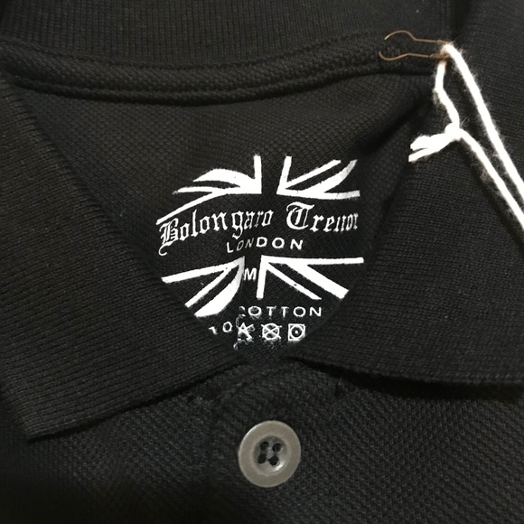 BOLONGARO TREVOR ROSE SKULL POLO SHIRT - Picture 6 of 7